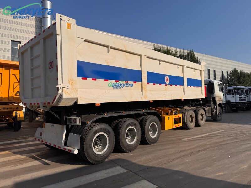 مقطورة نصف مقطورة ذات تفريغ خلفي مقطورة نصف مقطورة ذات تفريغ خلفي