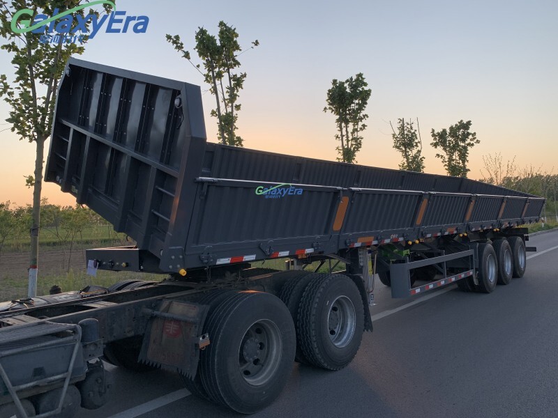 مقطورة شبه جانبية التفريغ