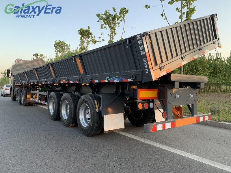 مقطورة شبه جانبية التفريغ