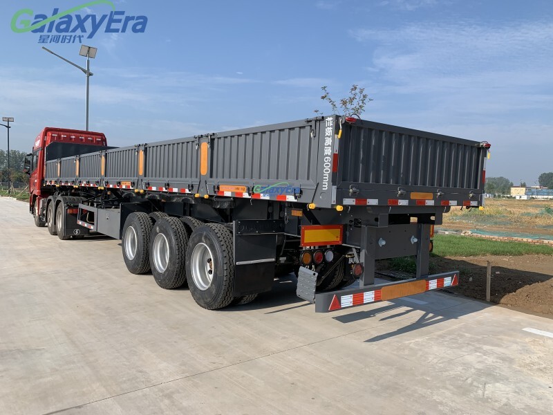 مقطورة شبه جانبية التفريغ