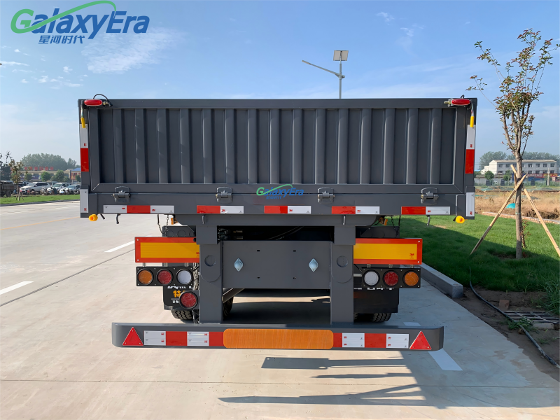 مقطورة شبه جانبية التفريغ