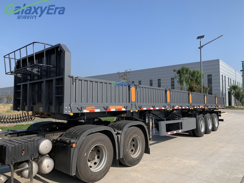 مقطورة شبه جانبية التفريغ