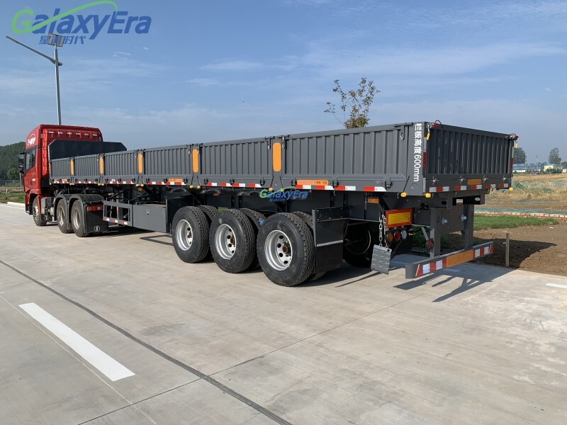 مقطورة شبه جانبية التفريغ