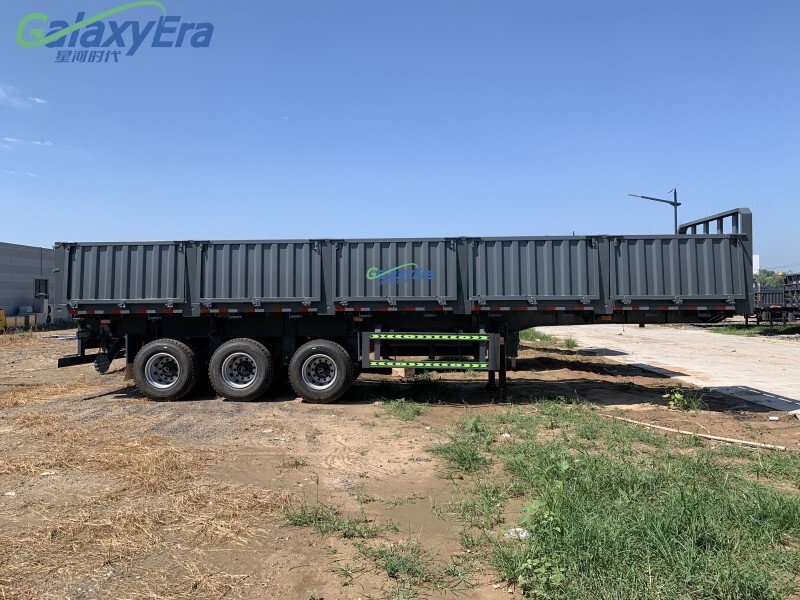 مقطورة شبه جانبية التفريغ