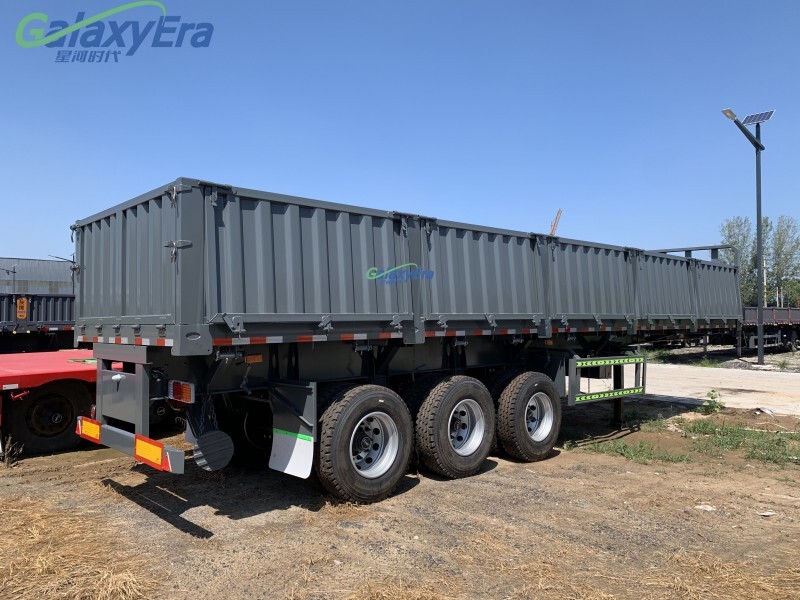 مقطورة شبه جانبية التفريغ