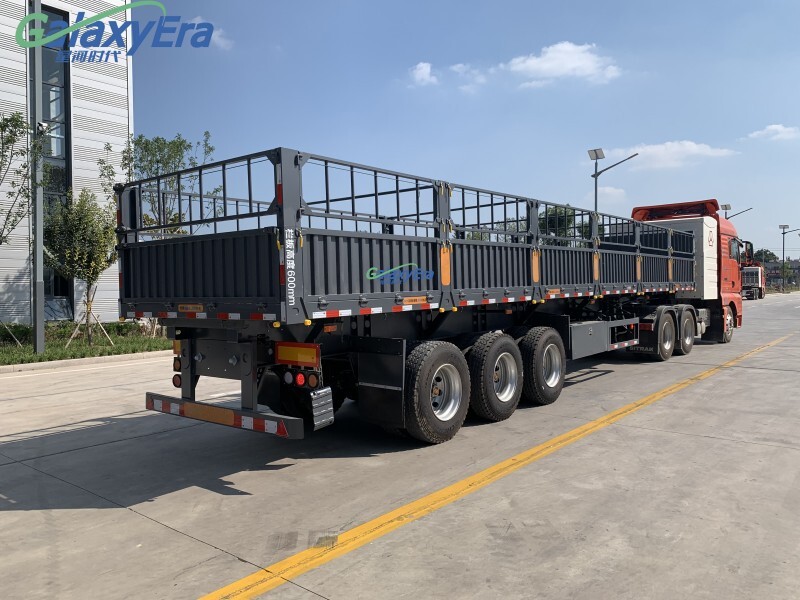 مقطورة شبه جانبية التفريغ