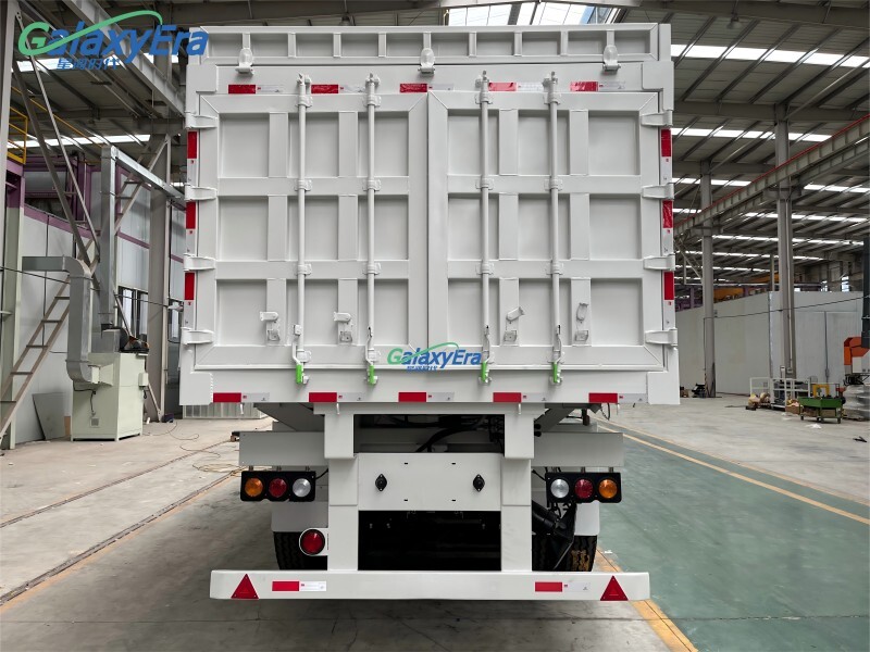 3 محور جانب تفريغ مقطورة للبيع