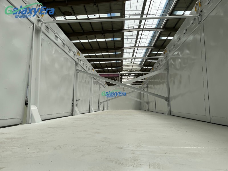 3 محور جانب تفريغ مقطورة للبيع