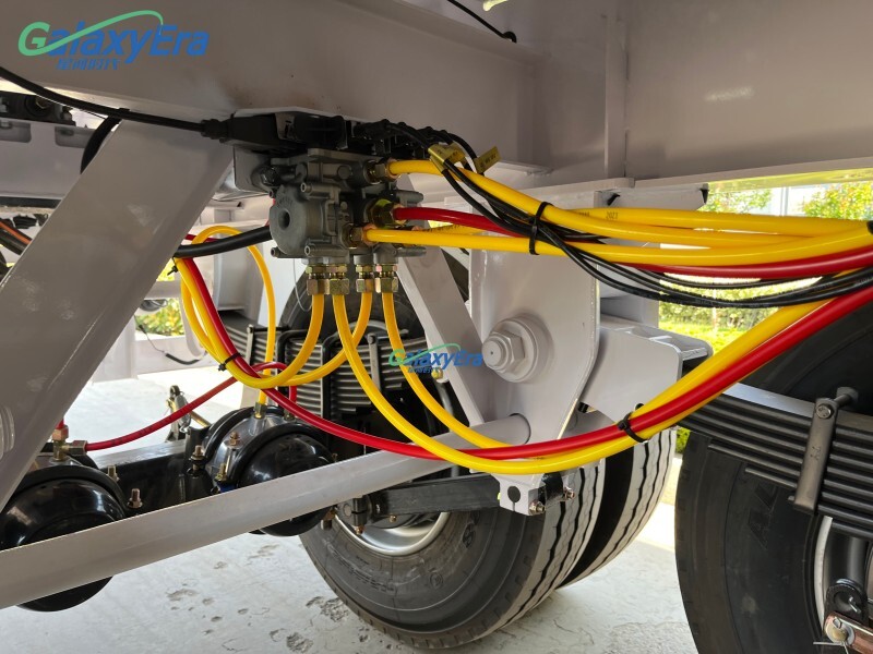 مقطورة شبه جانبية تفريغ جانبي 3 محاور