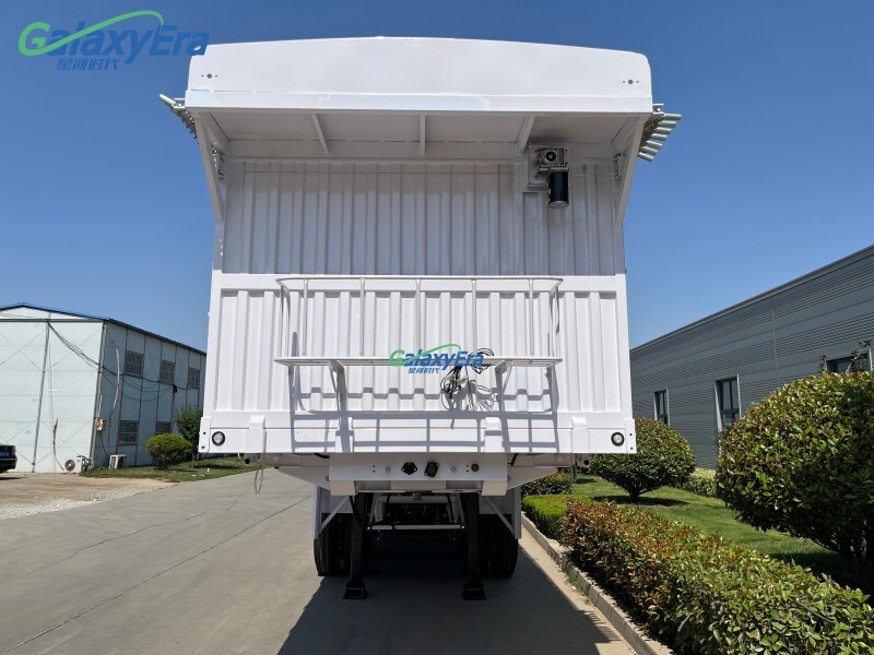 مقطورة شبه جانبية تفريغ جانبي 3 محاور