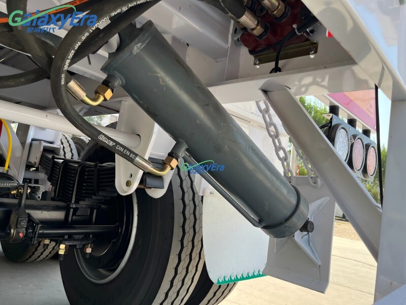 مقطورة شبه جانبية تفريغ جانبي 3 محاور