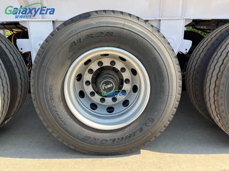 مقطورة شبه جانبية تفريغ جانبي 3 محاور