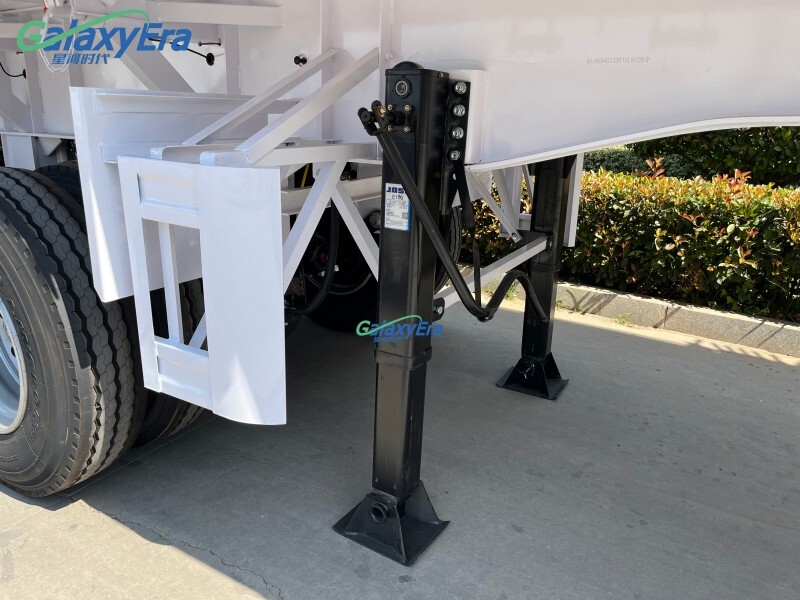 مقطورة شبه جانبية تفريغ جانبي 3 محاور