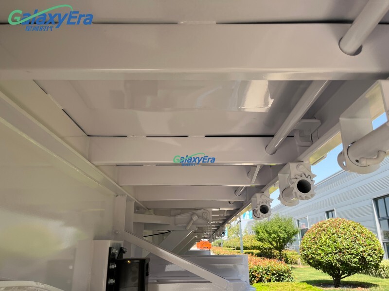 مقطورة شبه جانبية تفريغ جانبي 3 محاور