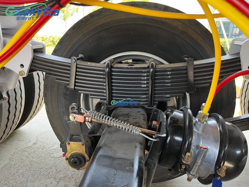 مقطورة شبه جانبية تفريغ جانبي 3 محاور