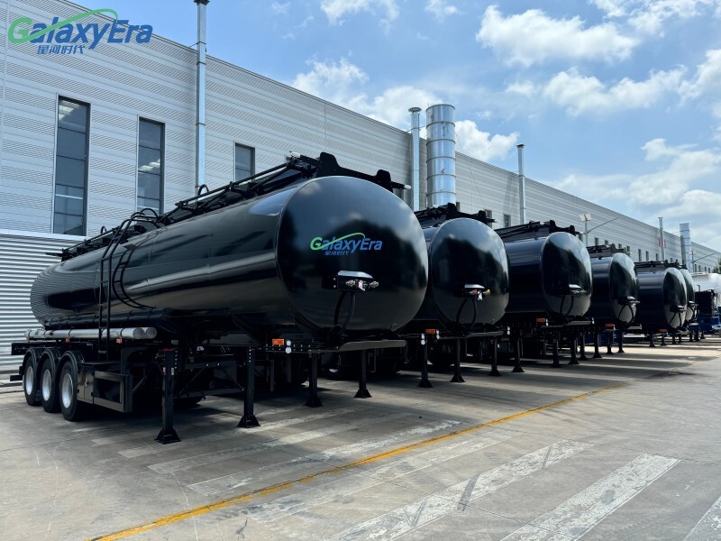 مقطورة شبه ناقلة صهريج وقود الديزل