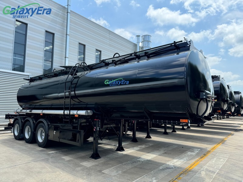 مقطورة شبه ناقلة صهريج وقود الديزل