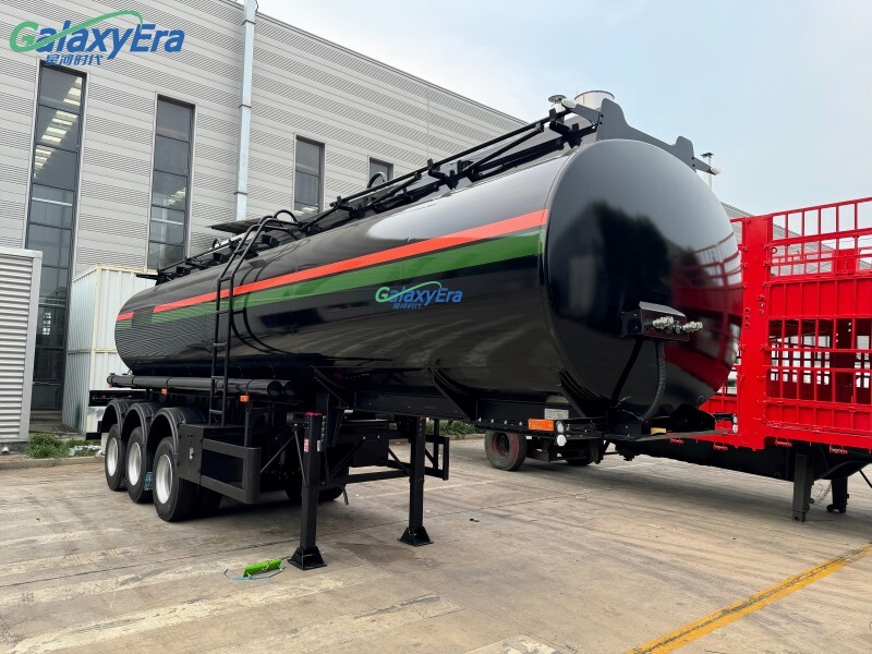 مقطورة شبه ناقلة صهريج وقود الديزل