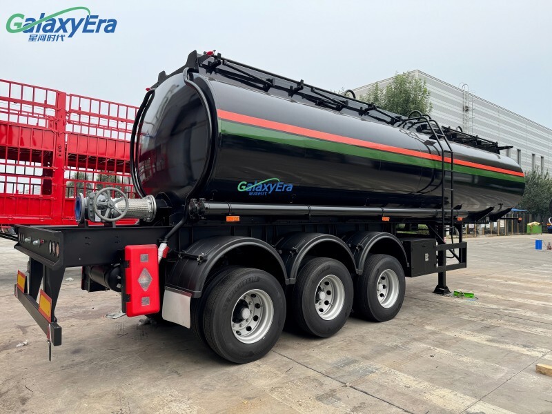 مقطورة شبه ناقلة صهريج وقود الديزل