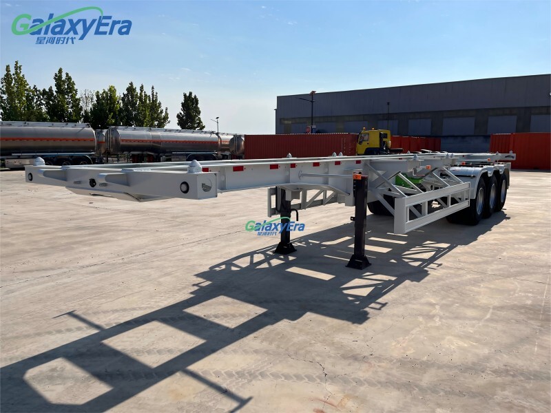 2 محور 40 قدم مقطورة هيكل حاوية