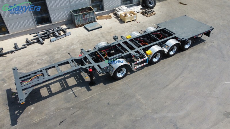 مقطورة هيكل حاوية 40 قدم