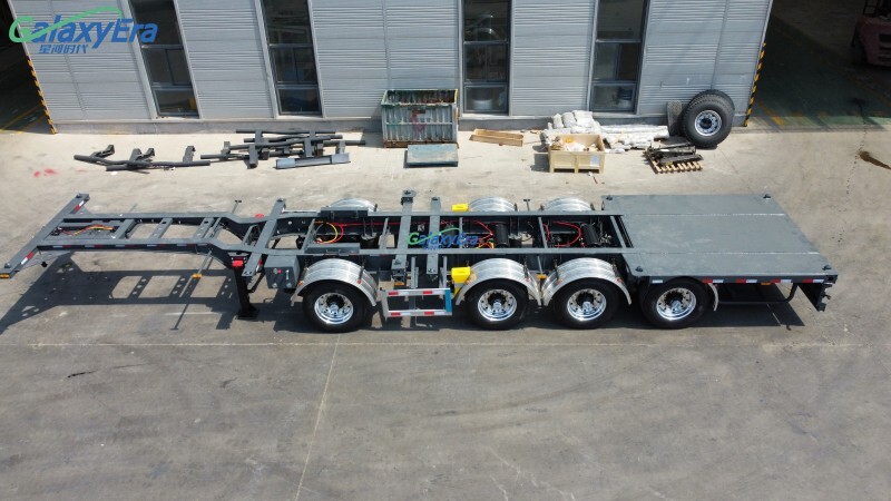 مقطورة هيكل حاوية 40 قدم