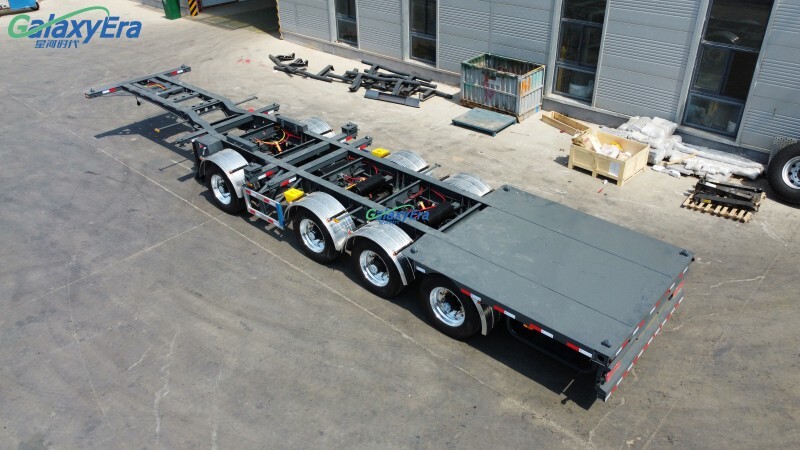 مقطورة هيكل حاوية 40 قدم