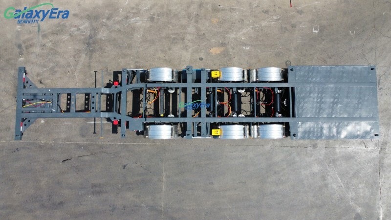 مقطورة هيكل حاوية 40 قدم