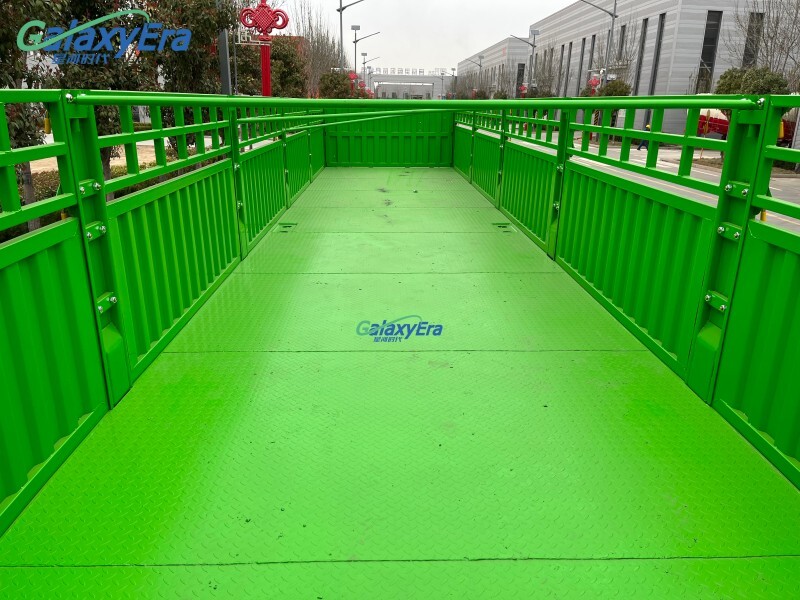 مقطورة شبه محورية بسياج حمولة 3 محاور