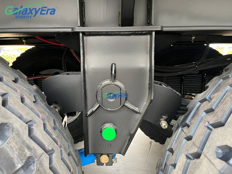 مقطورة شبه محورية بسياج حمولة 3 محاور