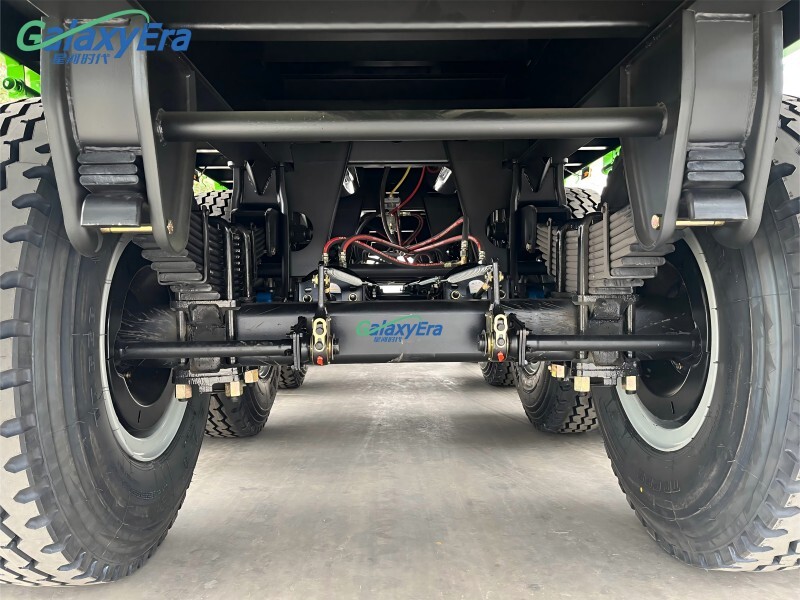 مقطورة شبه محورية بسياج حمولة 3 محاور