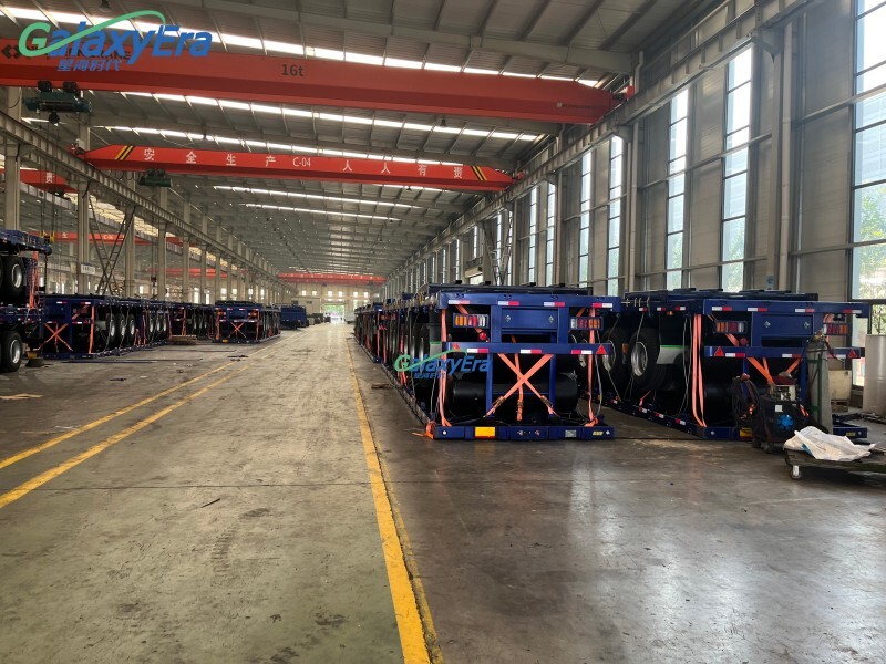 مقطورة شاحنة سياج 4 محاور