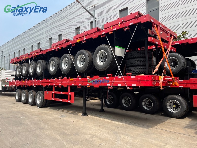 مقطورة شبه سياج ثلاثية المحور