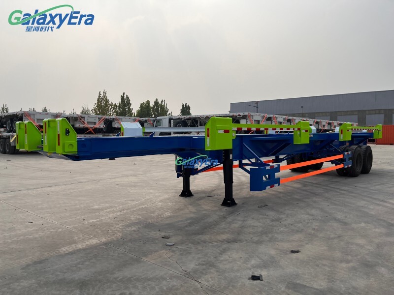 60 طن مقطورة محطة حاويات