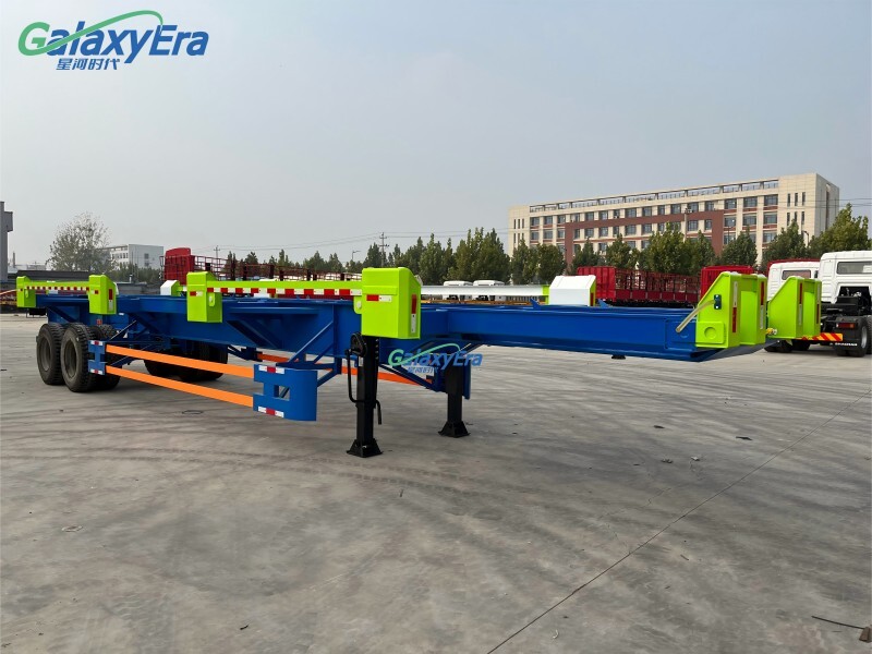 60 طن مقطورة محطة حاويات