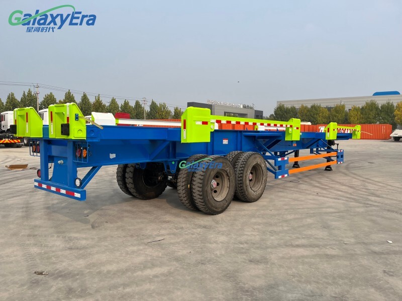 60 طن مقطورة محطة حاويات