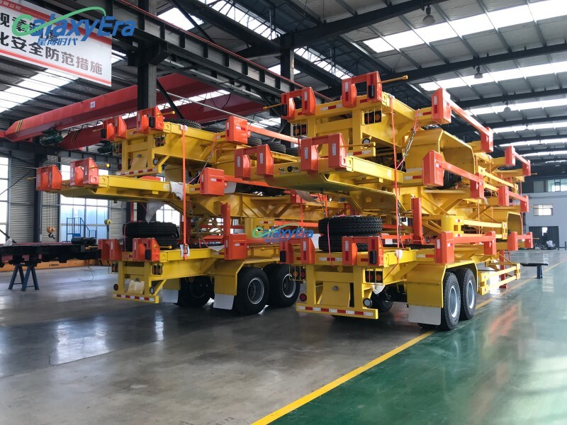 مقطورة شاسيه حاوية المحطة