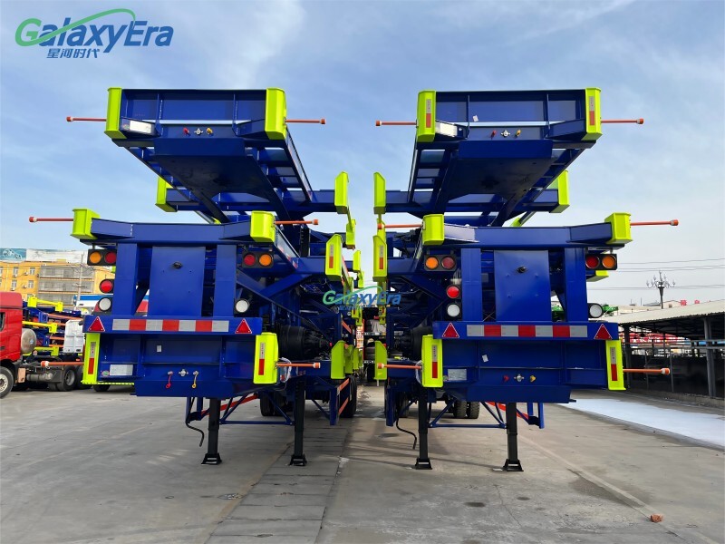 60 طن مقطورة محطة حاويات