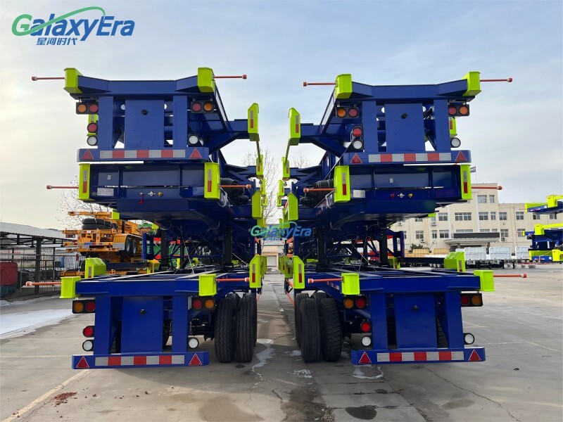 60 طن مقطورة محطة حاويات