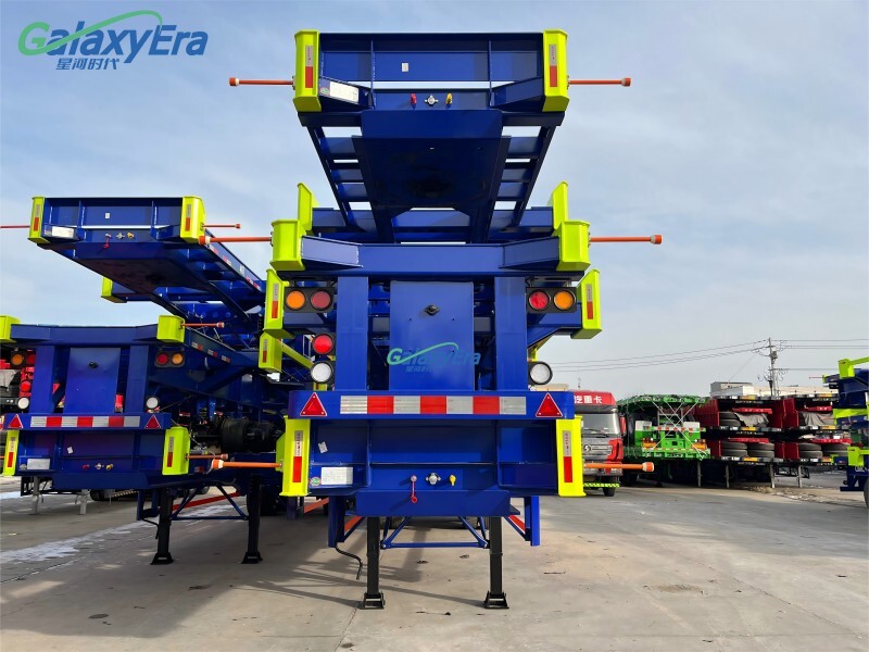 60 طن مقطورة محطة حاويات