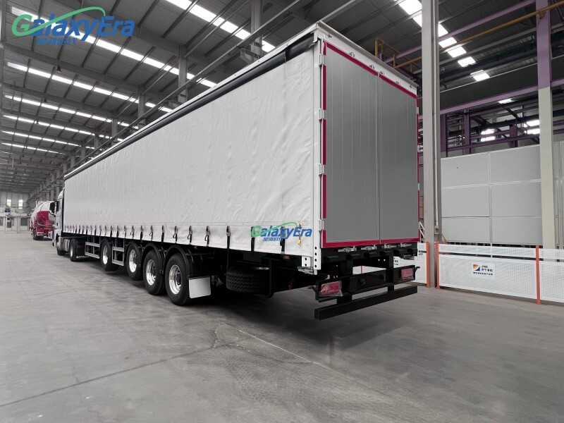 مقطورة جانبية بثلاث محاور للبيع