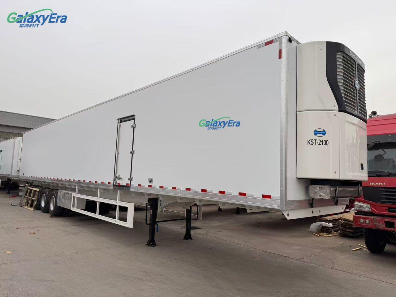 مقطورة نصف مبردة