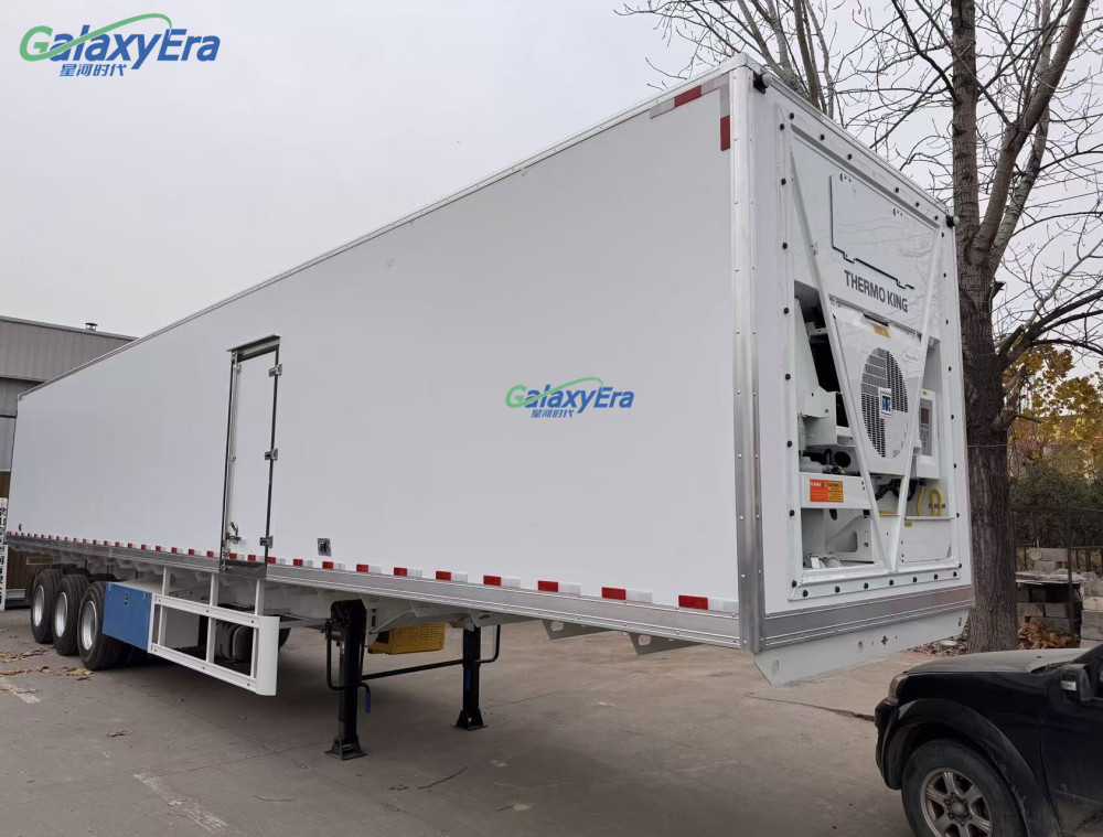 3-محور شبه مقطورة مبردة بالدخول الجانبي