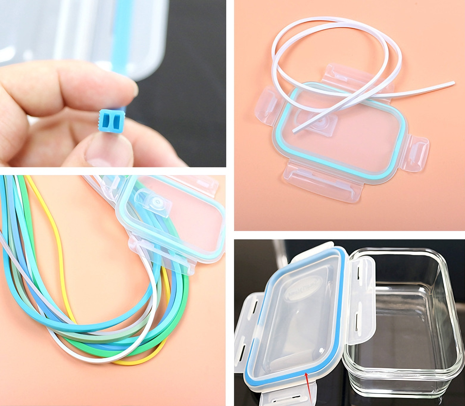 شرائط غلق علب الطعام سيليكون