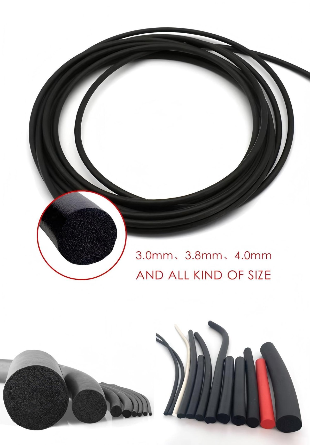 EPDM Cylindrical Foam Strip6