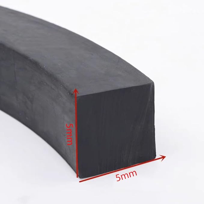 شريط مطاطي نيتريل NBR أسود صلب