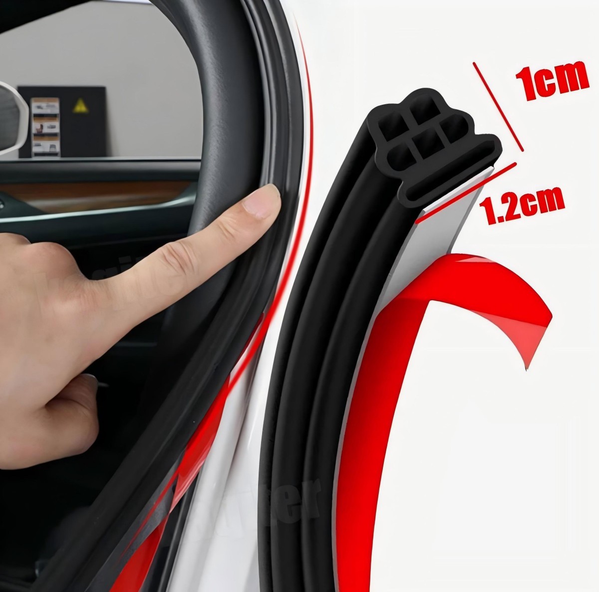 Car Door 3-Layer Seal Strip5
