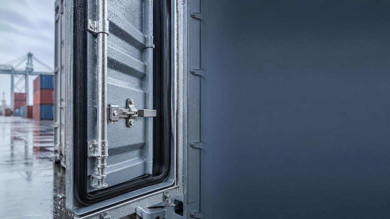 أختام أبواب الحاويات وحماية البضائع في الطقس الرطب