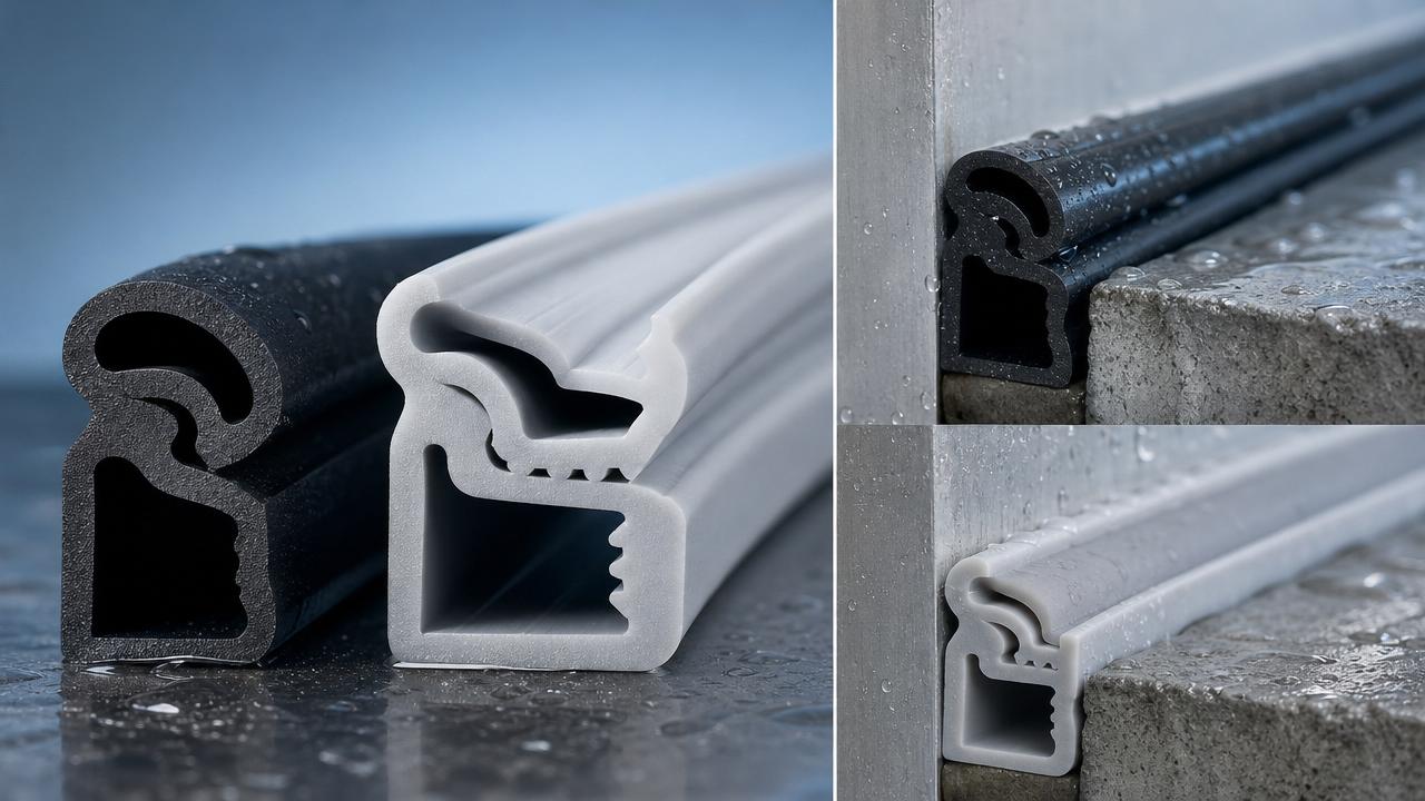 شرائط مطاط EPDM للعزل المائي مقابل PVC: أيهما أنسب؟