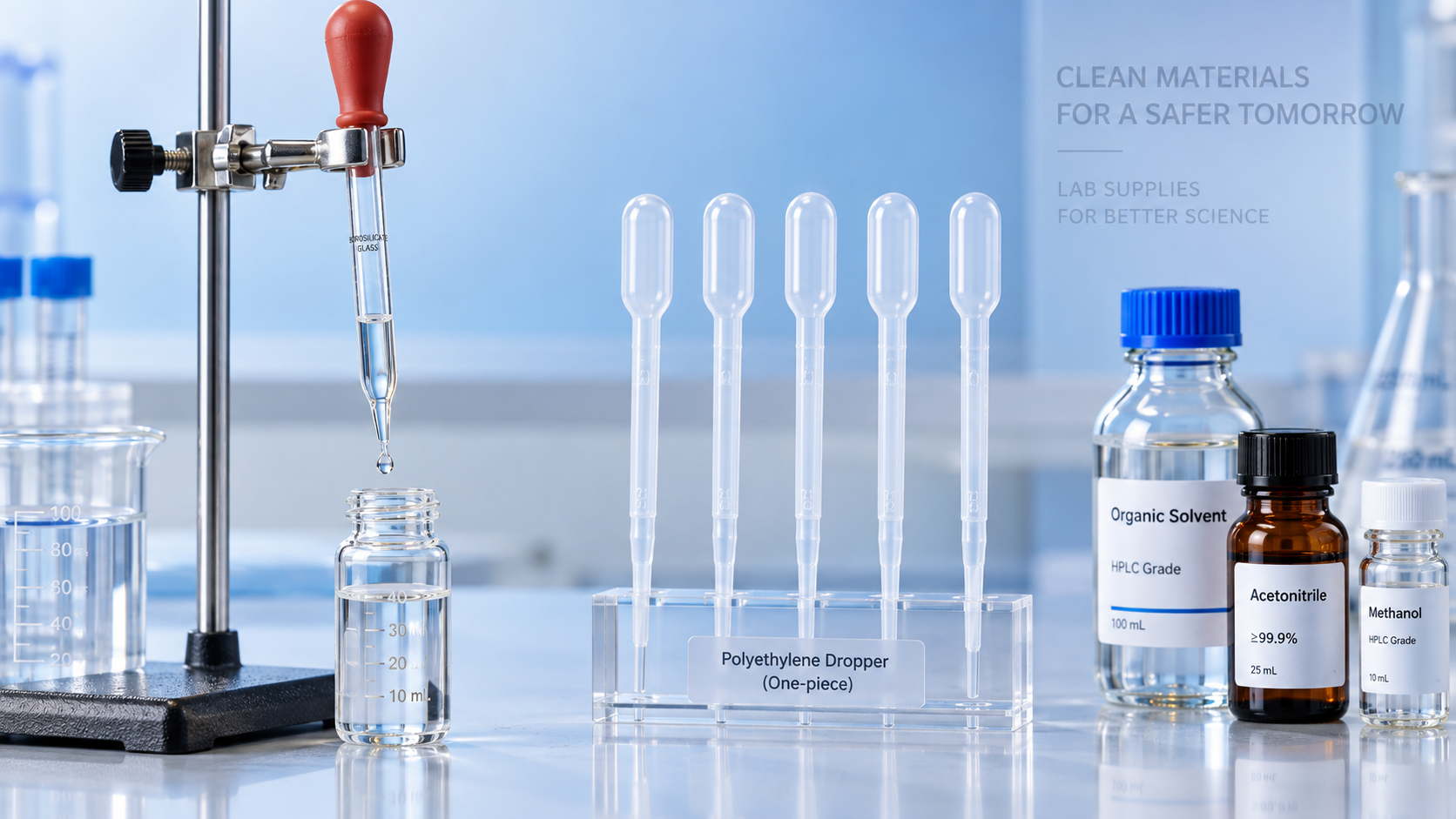 Glass or plastic Pasteur pipettes for transferring organic solvents?